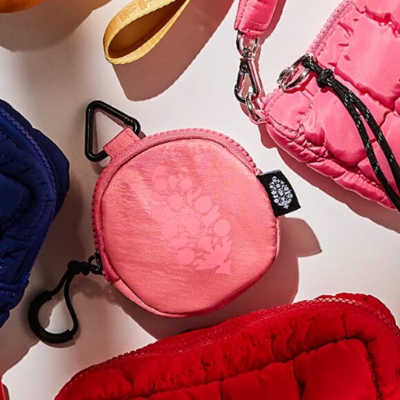 FREE PEOPLE Essentials Only Pouch in Hibiscus 💗 NWT - Picture 2 of 9